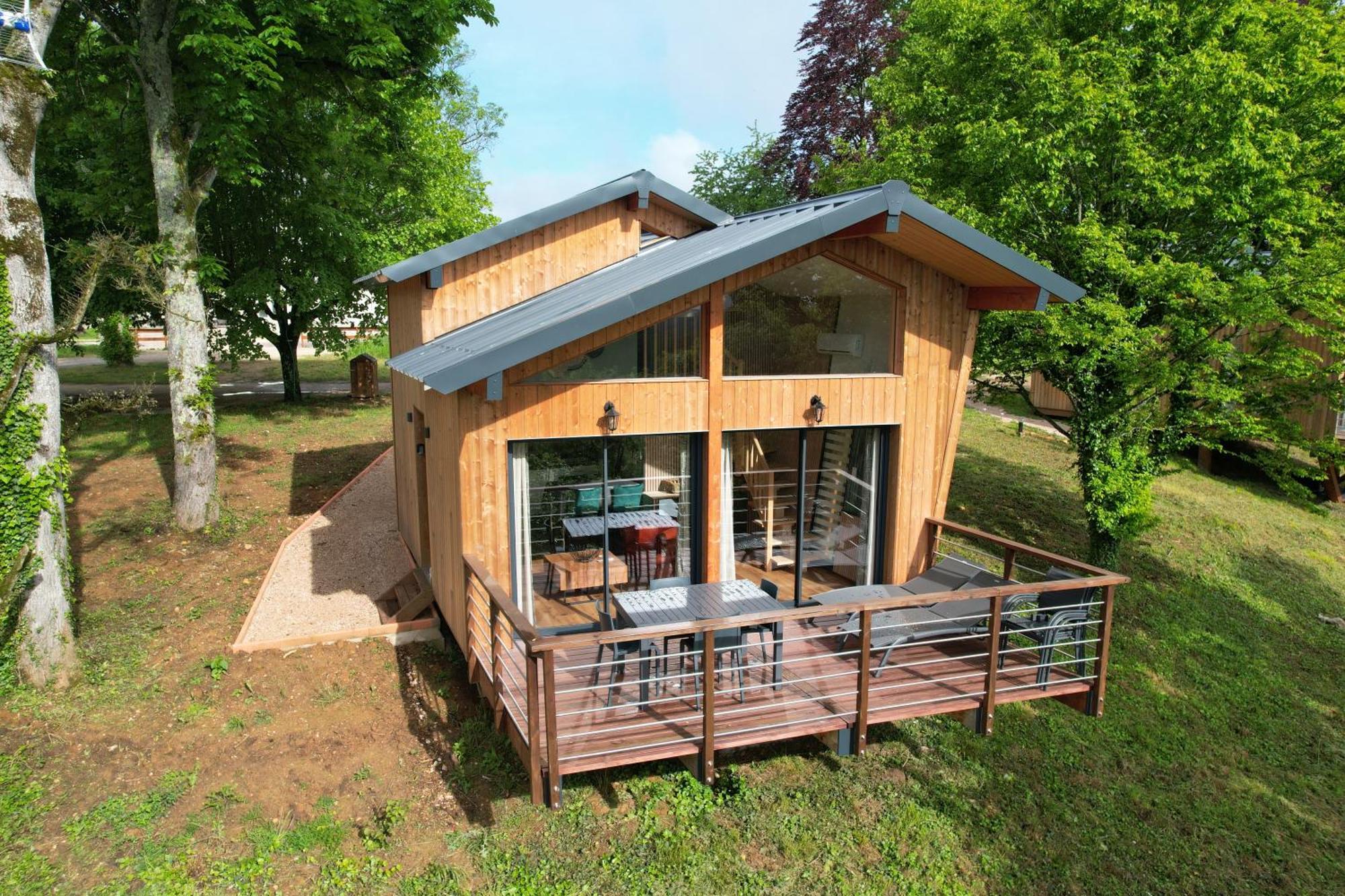Cabanes Du Domaine Des Fees Dole Exterior foto